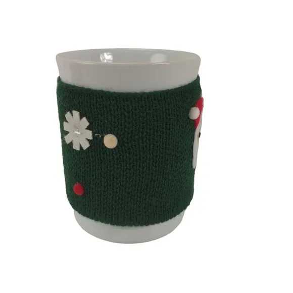 Threshold Coffee Mug W/Buttoned Christmas Sweater 13oz. Cup - Picture 2 of 6